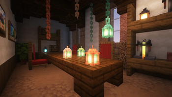Better Lanterns 16x vanilla plus Minecraft texture pack screenshot 3