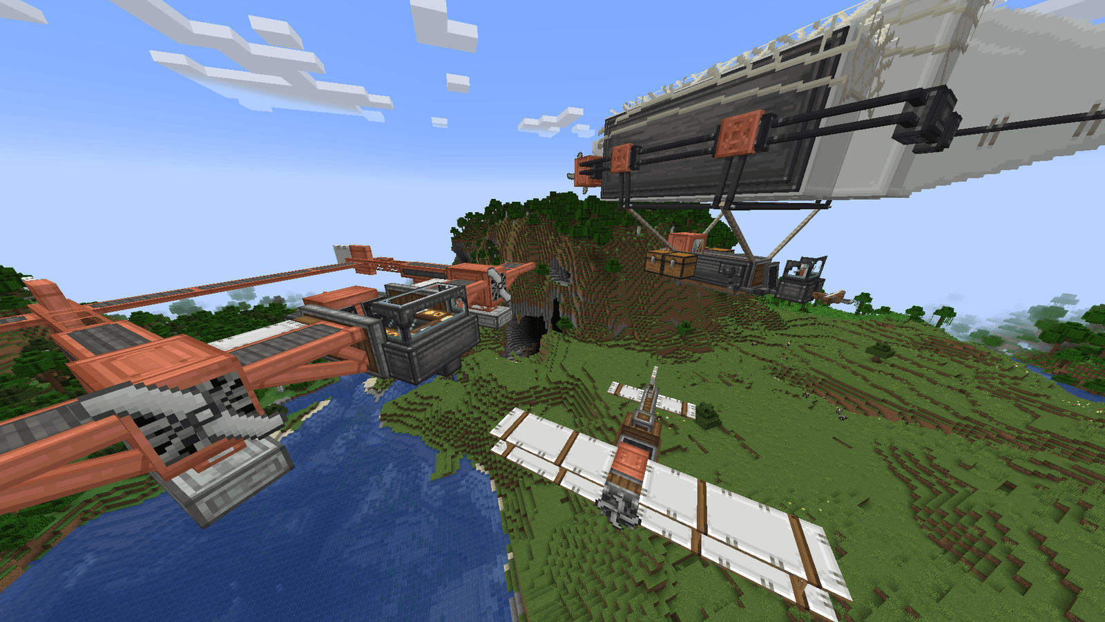 Create Immersive Aircrafts themed Minecraft texture pack screenshot 1