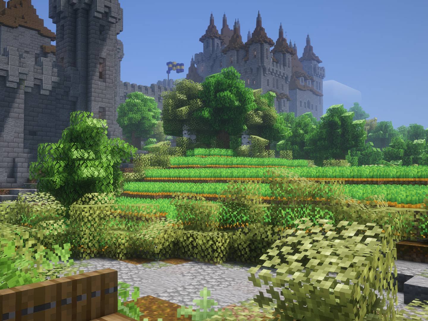 Cubic Leaves vanilla plus Minecraft texture pack screenshot 3