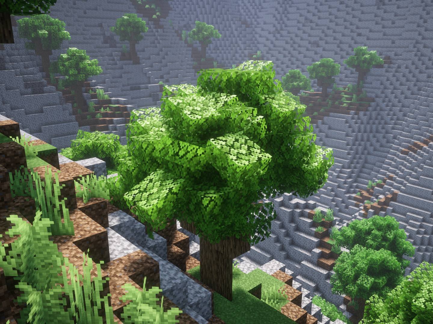 Cubic Leaves vanilla plus Minecraft texture pack screenshot 4
