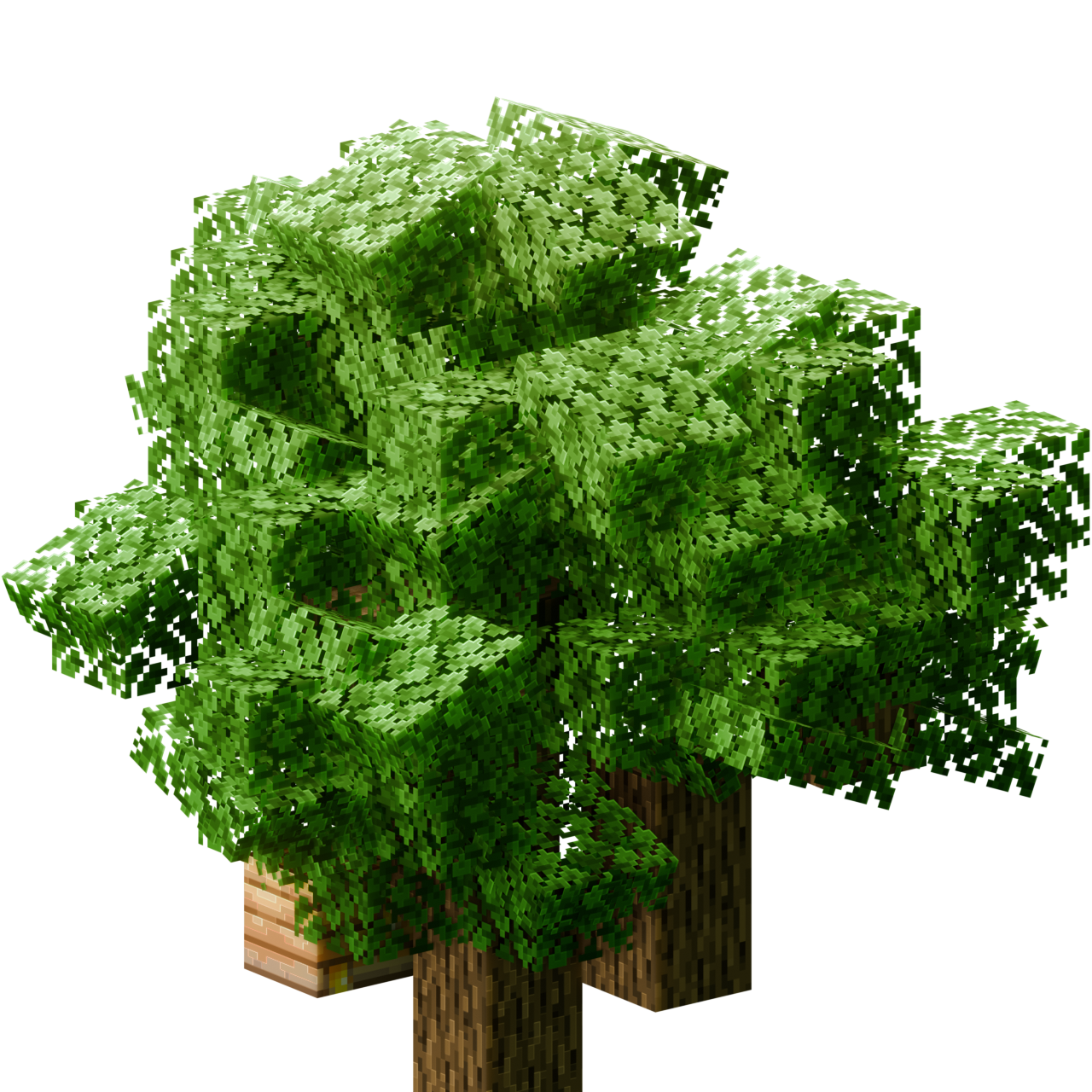 Cubic Leaves vanilla plus Minecraft texture pack thumbnail