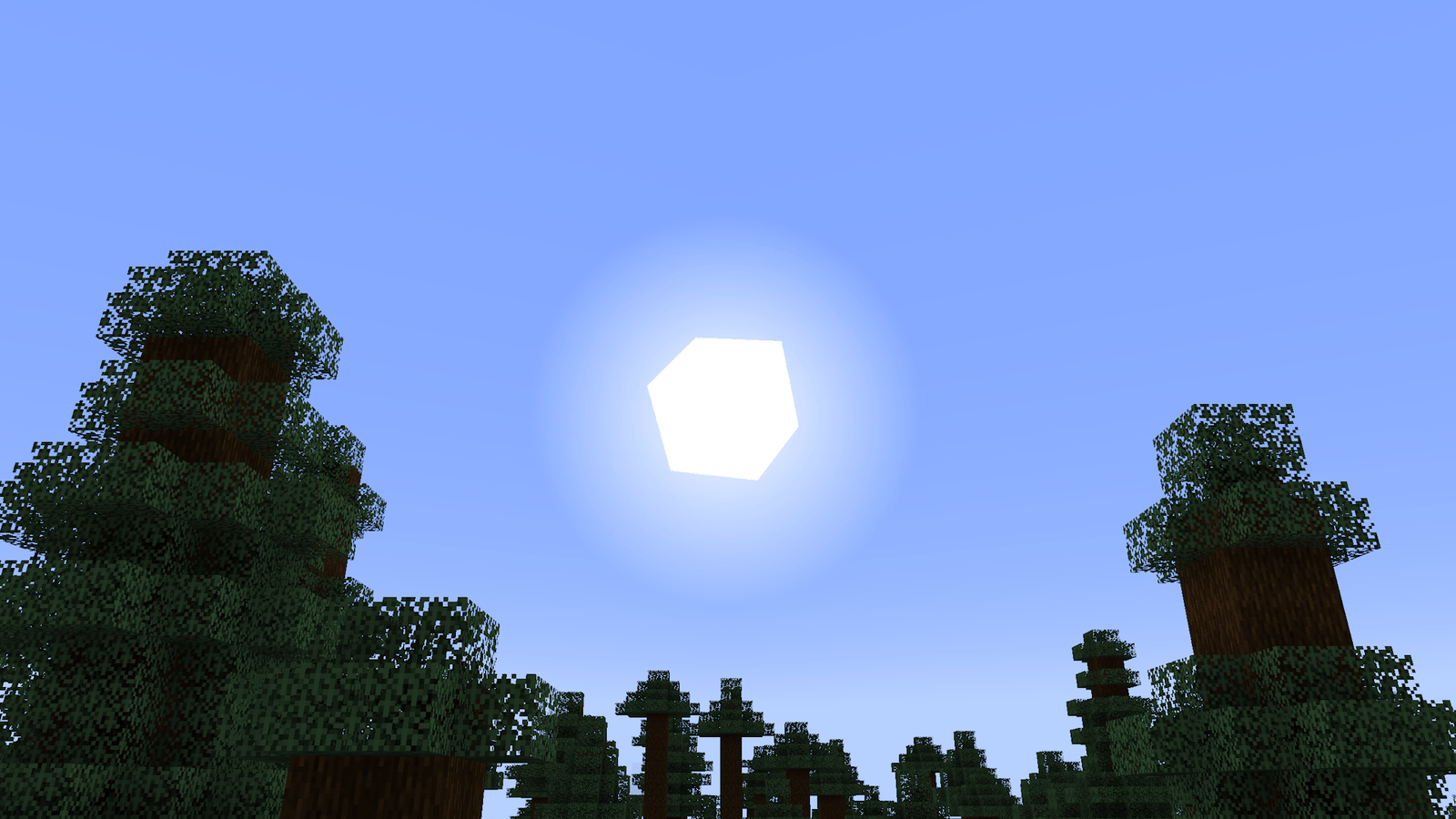 Cubic Sun & Moon themed Minecraft texture pack screenshot 1