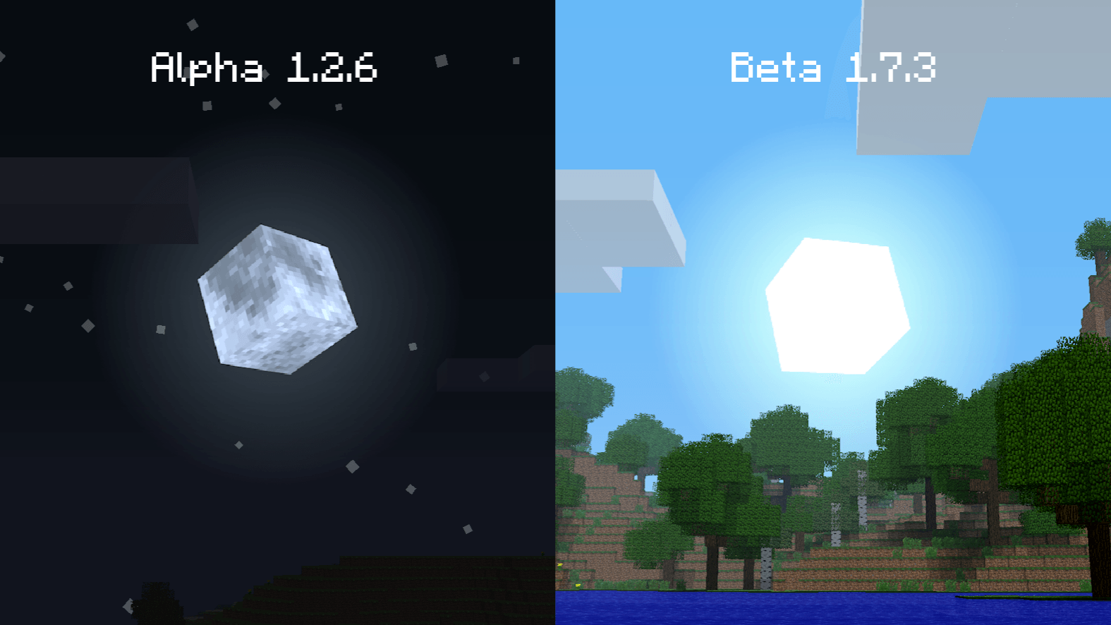 Cubic Sun & Moon themed Minecraft texture pack screenshot 4