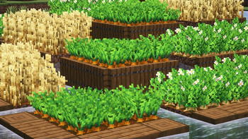 (Bee's) Fancy Crops 16x vanilla plus Minecraft texture pack thumbnail