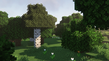 FancyFast Bushy Leaves vanilla plus Minecraft texture pack screenshot 1