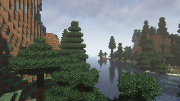 FancyFast Bushy Leaves vanilla plus Minecraft texture pack screenshot 2