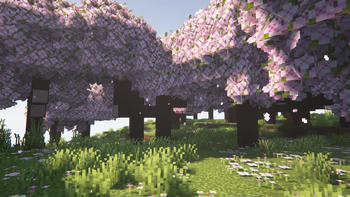 FancyFast Bushy Leaves vanilla plus Minecraft texture pack screenshot 3
