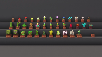 Fresh Flower Pots vanilla plus Minecraft texture pack screenshot 2