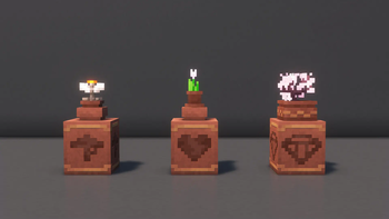 Fresh Flower Pots vanilla plus Minecraft texture pack screenshot 3