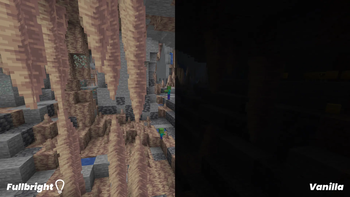 Fullbright UB vanilla plus Minecraft texture pack screenshot 2