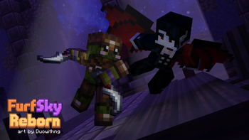 FurSky Reborn 16x themed Minecraft texture pack screenshot 2