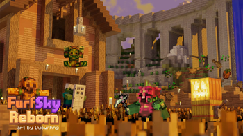 FurSky Reborn 16x themed Minecraft texture pack thumbnail