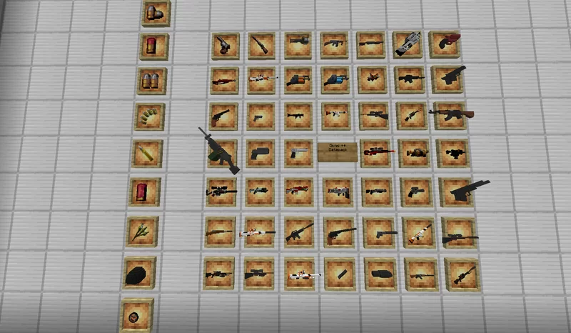 Guns ++ themed Minecraft texture pack screenshot 1