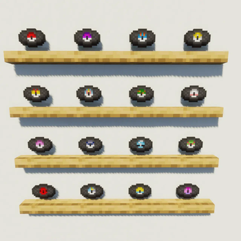 Poké Discs themed Minecraft texture pack thumbnail