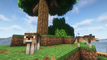 Round Trees vanilla plus Minecraft texture pack screenshot 3