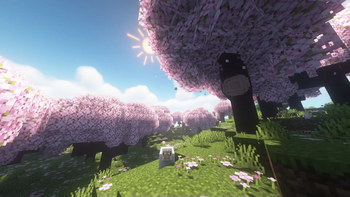 Round Trees vanilla plus Minecraft texture pack thumbnail