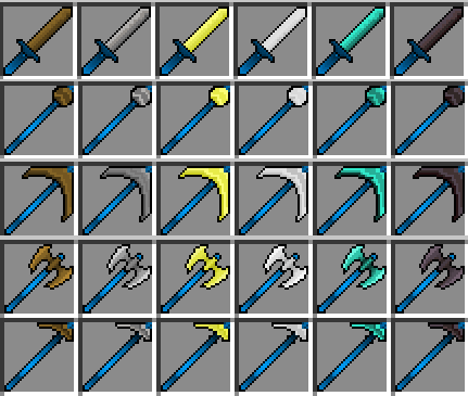 RPG PVP Swords and Tools pvp Minecraft texture pack screenshot 1