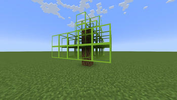 Tree Xray (Unobtrusive Leaves) 16x clean Minecraft texture pack thumbnail