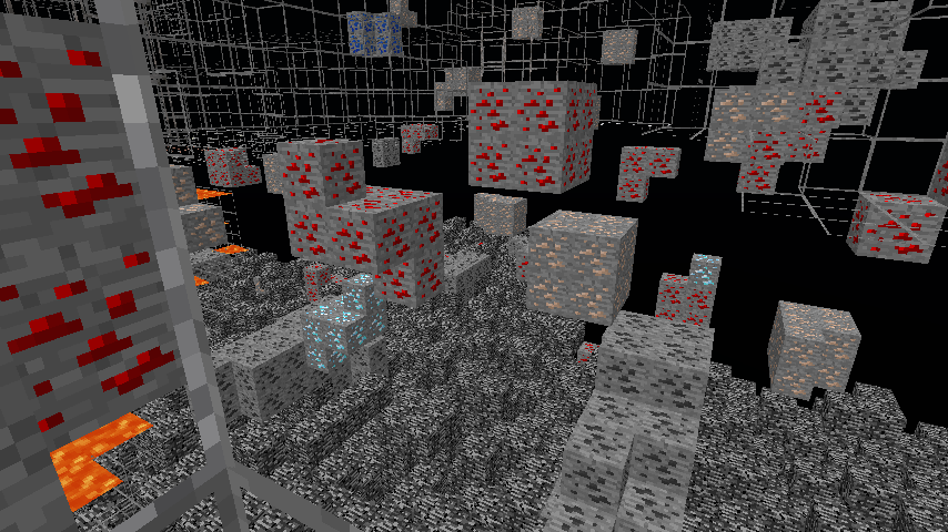 Xray Ultimate themed Minecraft texture pack screenshot 2
