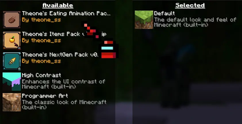 Theone's Eating Animation  for Minecraft 26.1.2